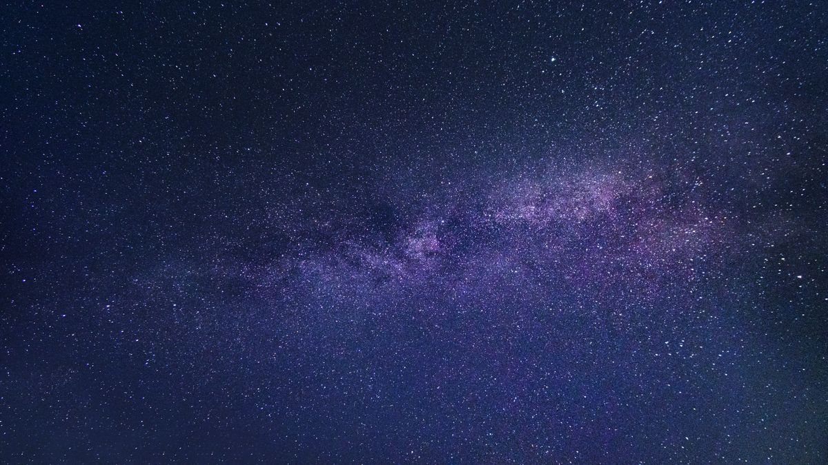 a magical starry sky